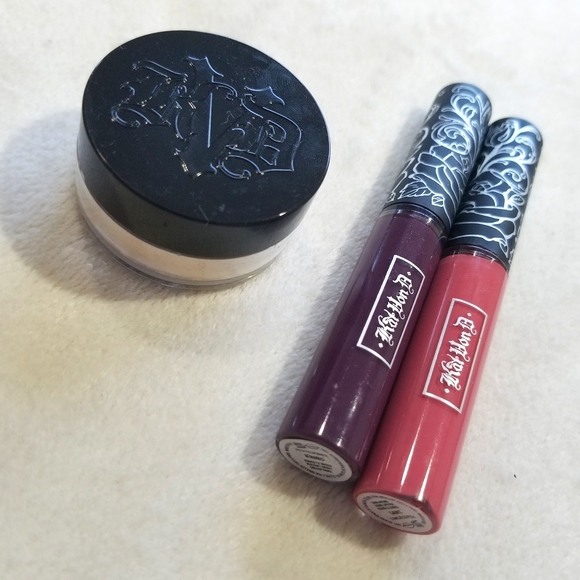 Kat Von D Liquid Lipstick & Setting Powder Bundle - Picture 2 of 5